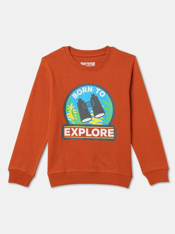 Full Sleeve Graphic Print Boys Sweatshirt