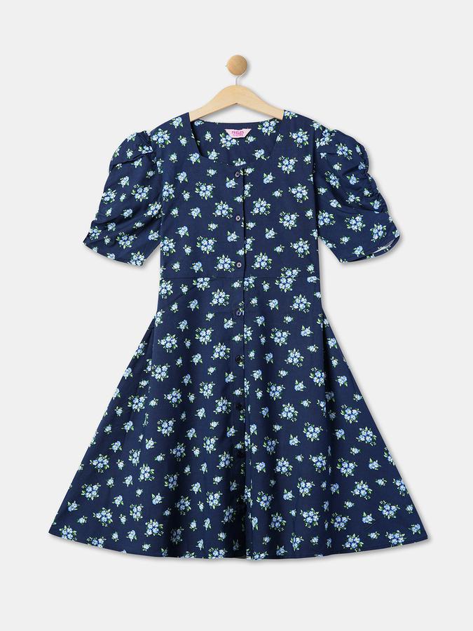 R&B Girls Blue Casual Dresses image number 0