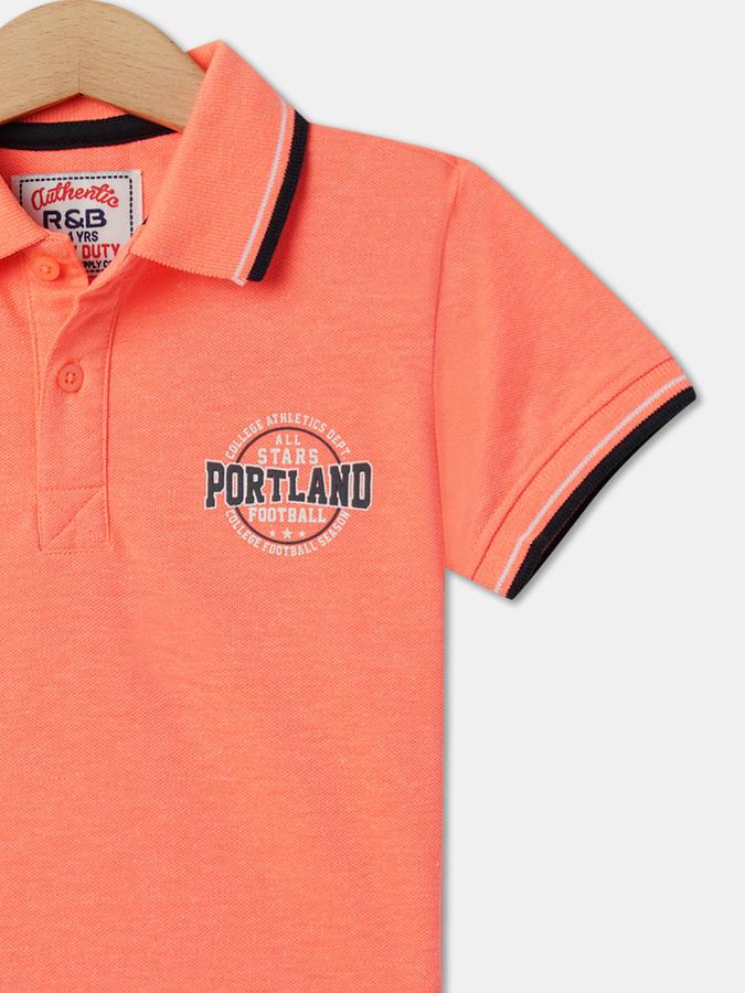 Boys Relaxed Fit Polo T-Shirt image number 2