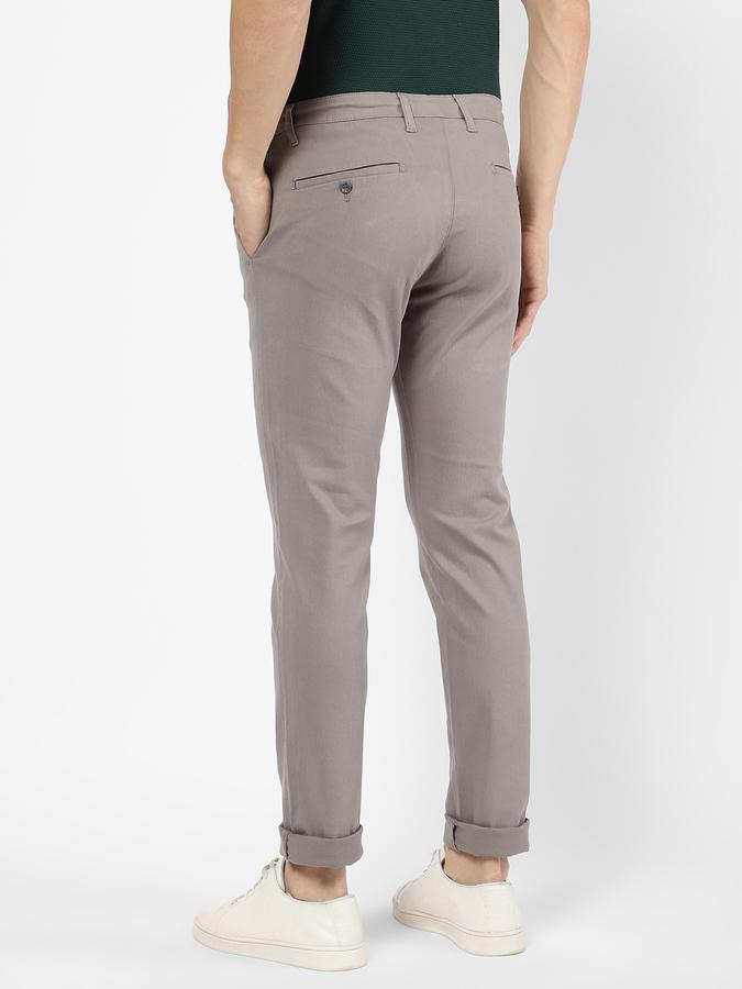 R&B Grey Men Casual Trousers image number 2