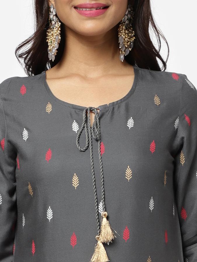R&B Grey Women Kurtas image number 3