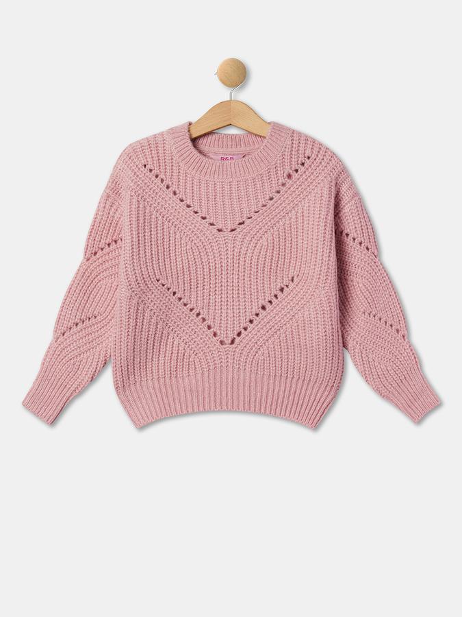 R&B Girls Pink Cardigan
