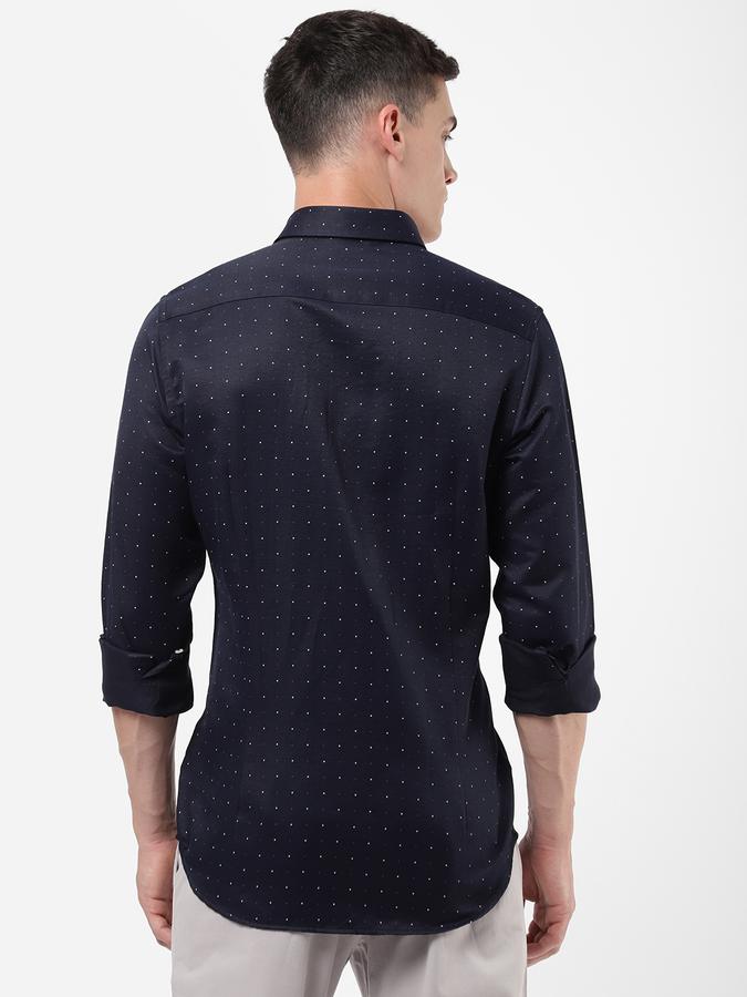 R&B Blue Men Formal Shirts image number 2