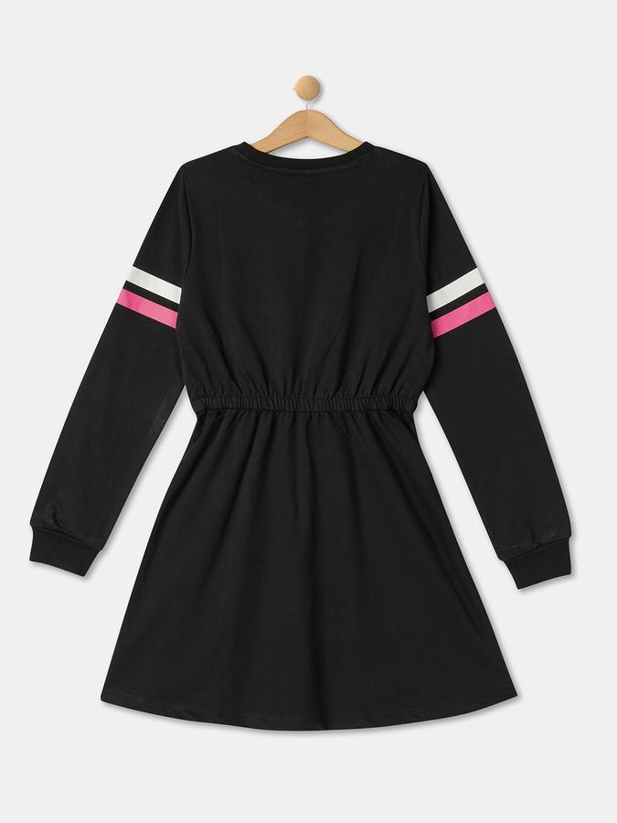 Girls Graphic Print Fit & Flare Dress image number 1