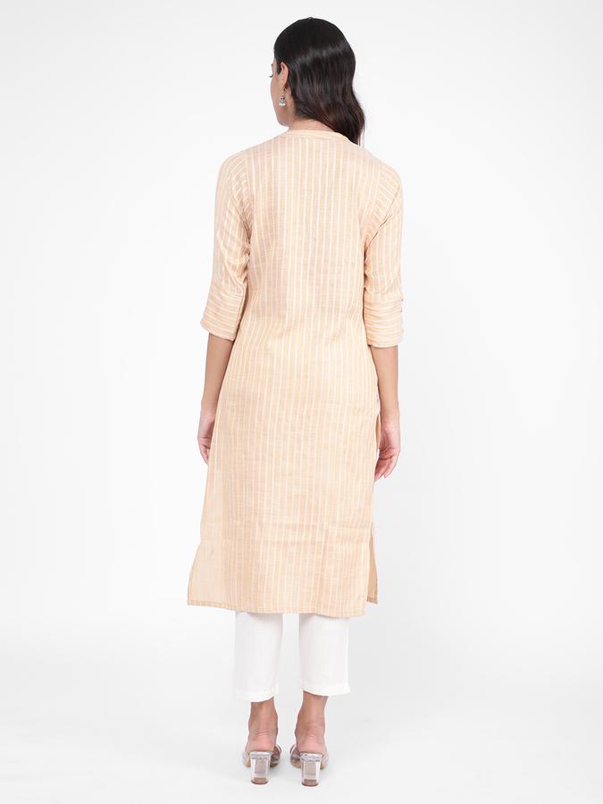 R&B Women Peach Kurta image number 2