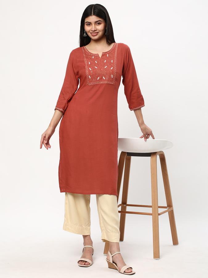 Women Relaxed Fit Flat-Front Culottes image number 1