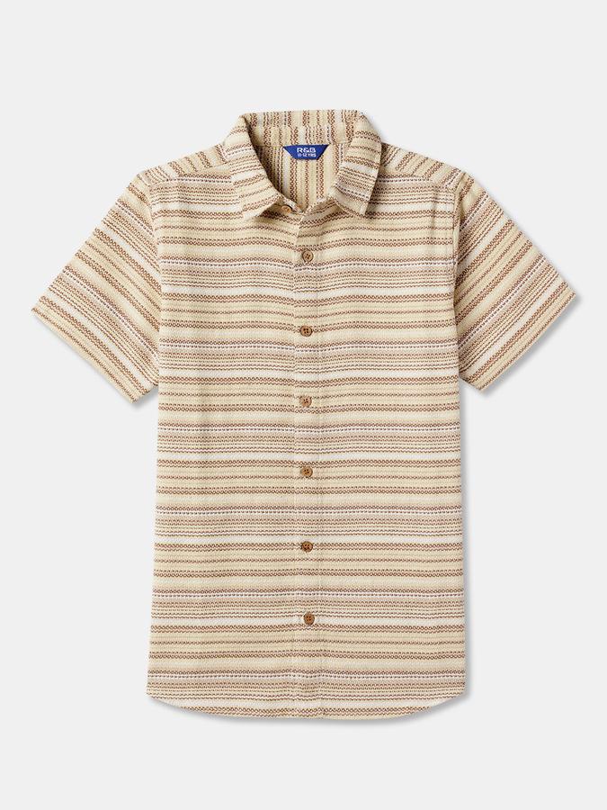 Boys Striped Casual Shirt