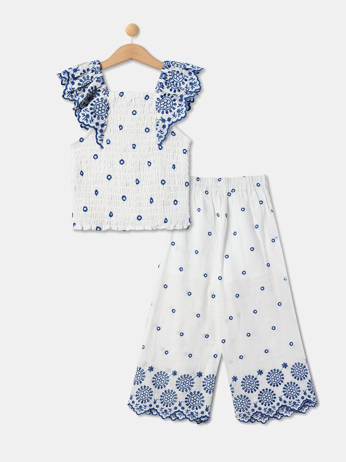 R&B Girl's All Over Printed Short Sleeves Top & Bottom Sets image number 1
