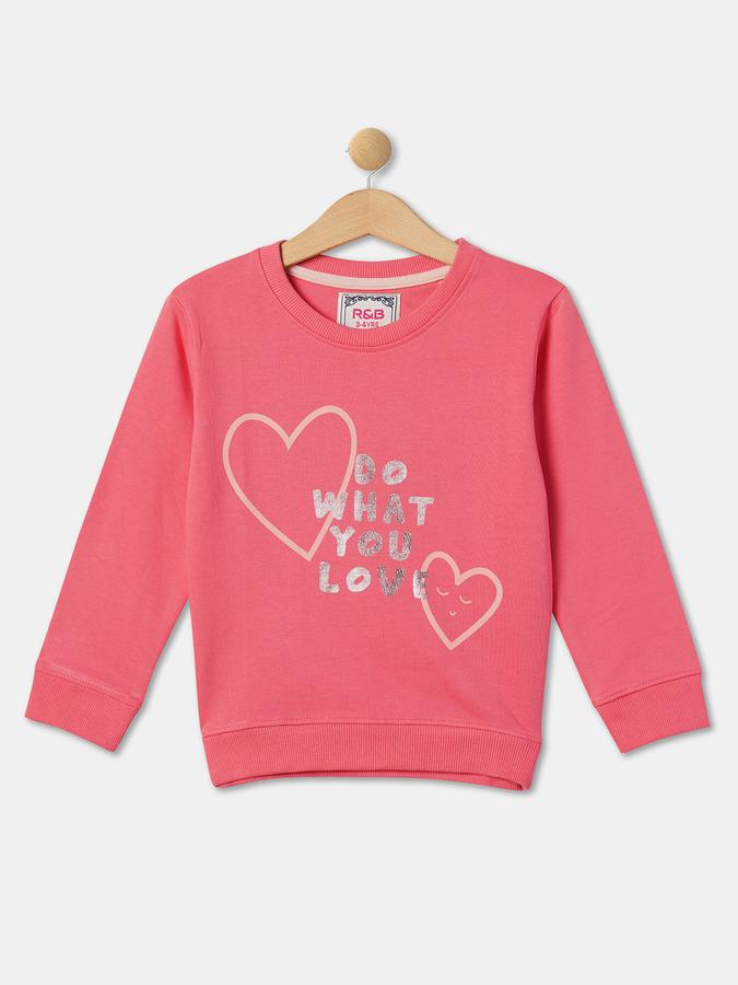 R&B Girl's Round Neck Sweat Top