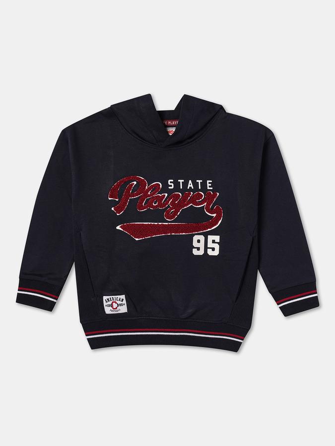 Full Sleeve Embellished Boys Sweatshirt 