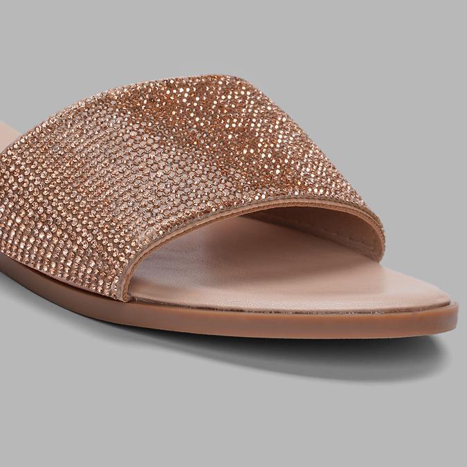 R&B Women's Rose Gold Shimmer Flats image number 3