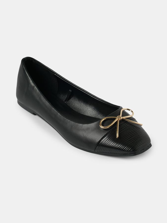 R&B Women Black Casual Shoes image number 2