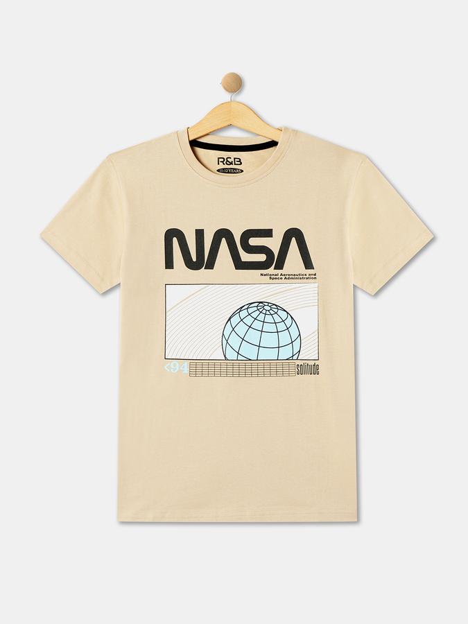 R&B Boys Beige T-Shirts