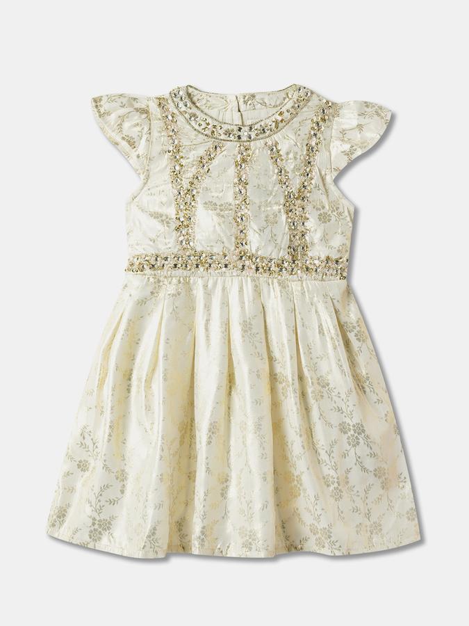 Girls Printed A-Line Dress