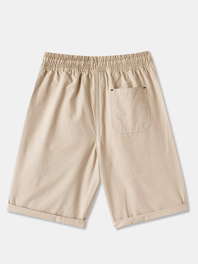 Boys Cotton Regular Fit Mid Waist Woven Shorts