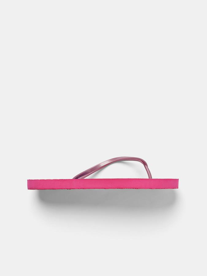 R&B Women Fuchsia Flip Flops image number 1