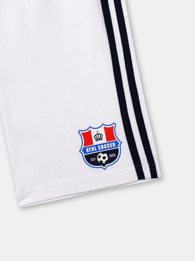 R&B Boys White Shorts & 3/4Ths image number 2