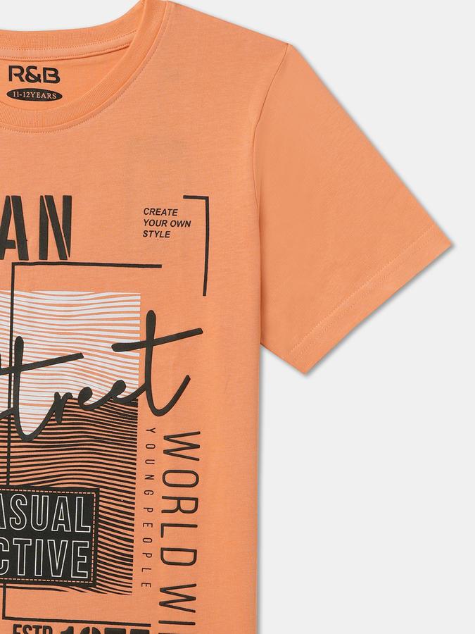 Boys Graphic Print Pure Cotton Regular T Shirt image number 2