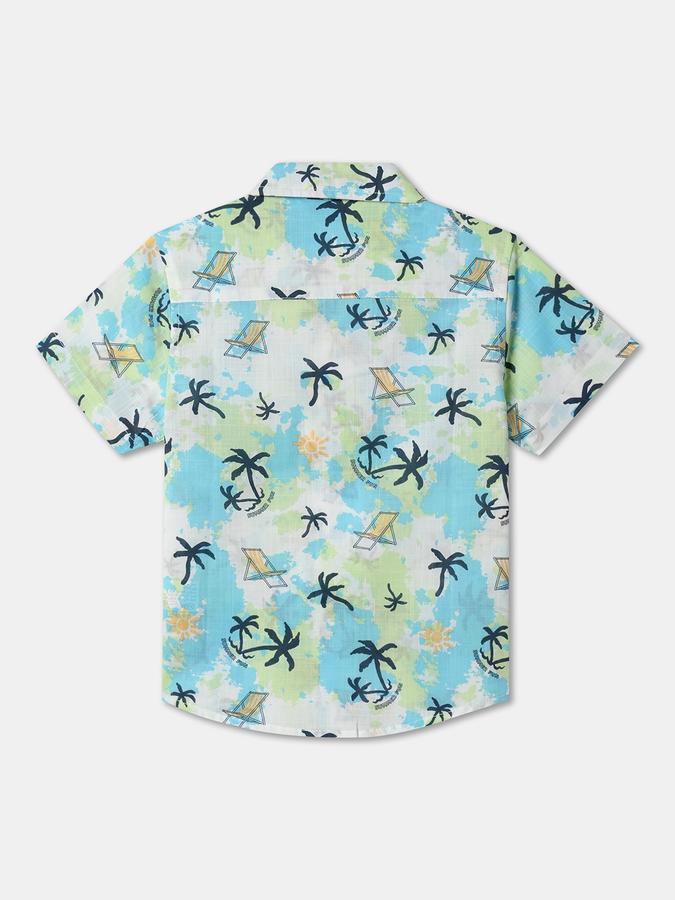 Boys Printed Regular Fit Shirt image number 1