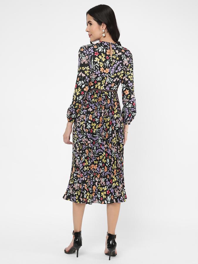 R&B Women's Pleated Midi Dress image number 2