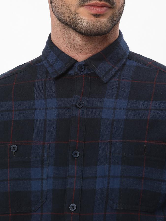 R&B Men's Checks Shirt image number 3