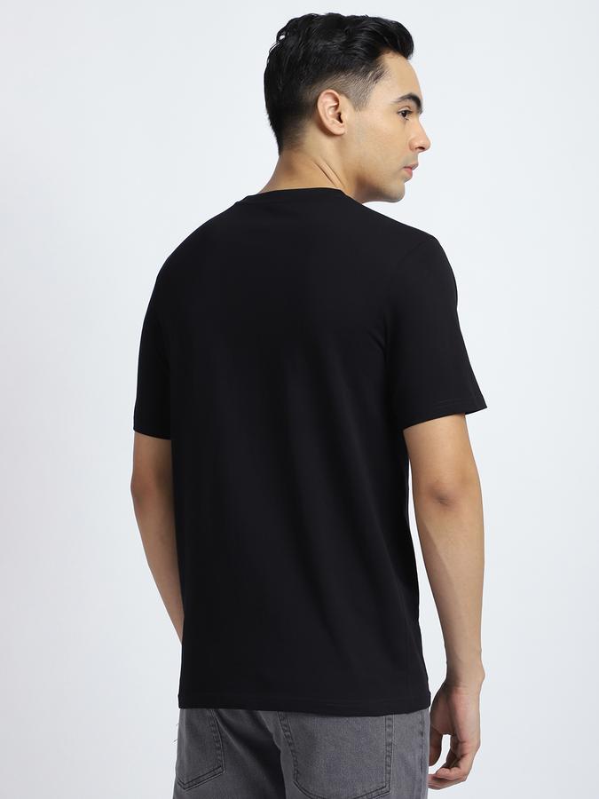 Men Cotton Regular Fit Crew Neck Graphic T-shirt