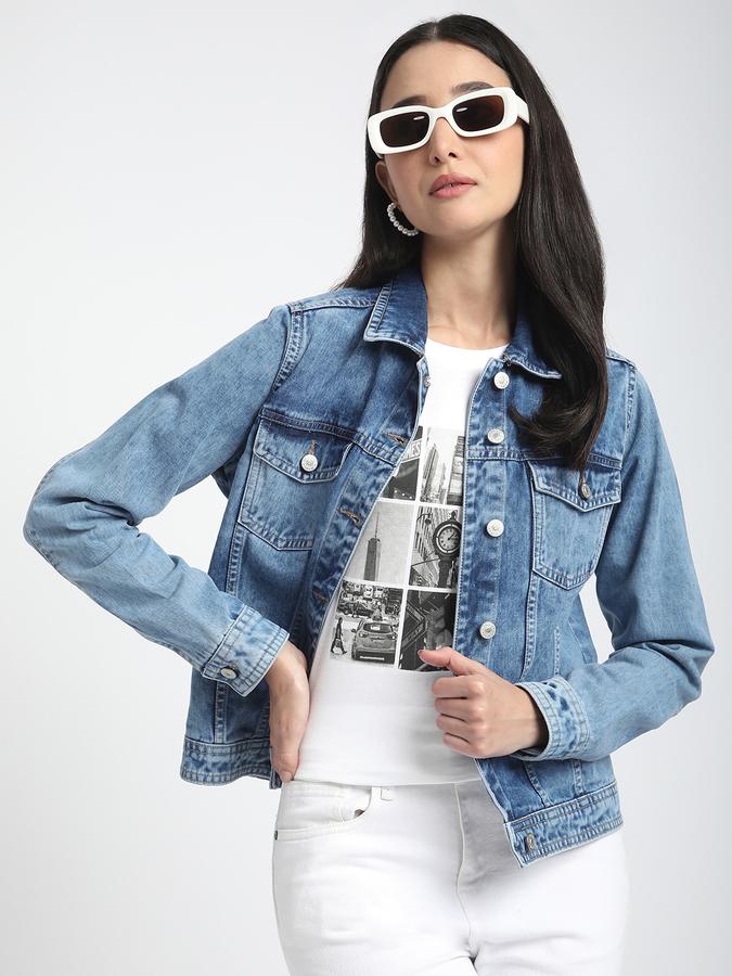 Full Sleeve Dyed/Ombre Women Jacket