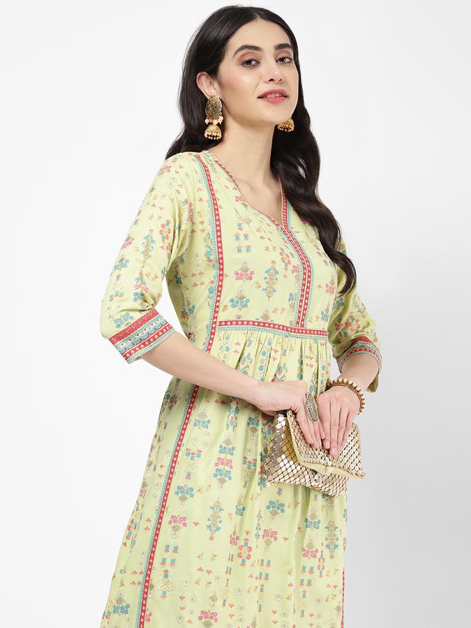 R&B Women Lime Kurtas image number 0