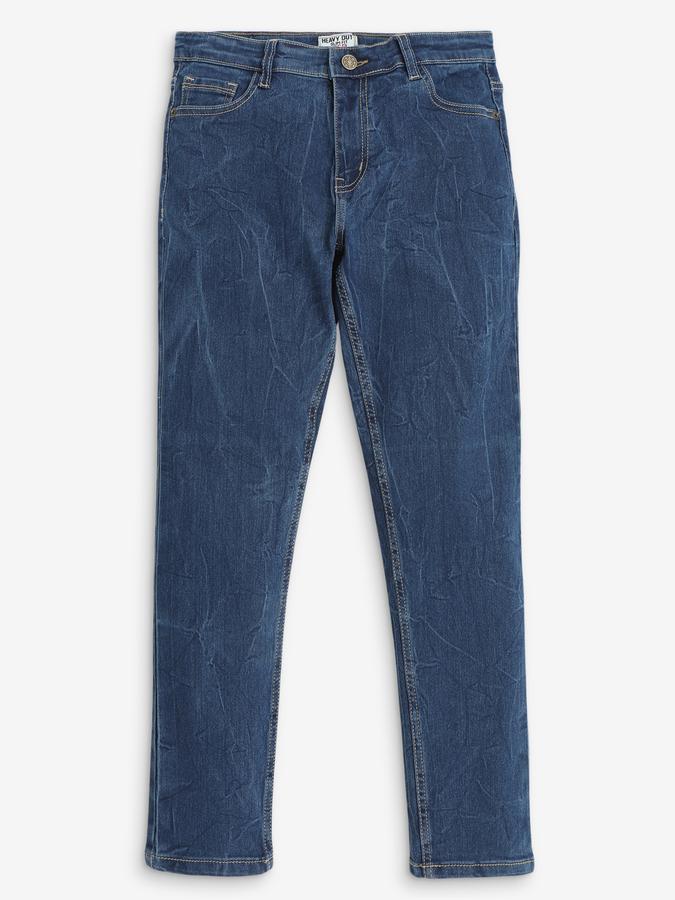 Boys Ankle-Length Stretchable Jeans image number 0