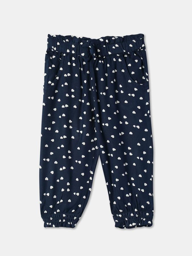 Girls Flat-Front Straight Fit Trousers image number 0