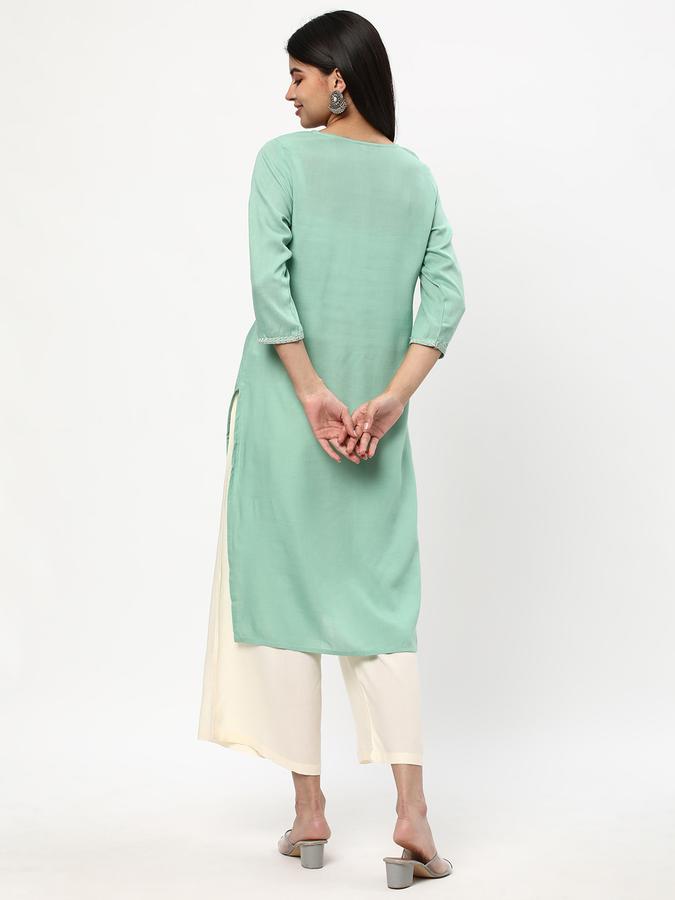 Women Solid Kurta image number 2