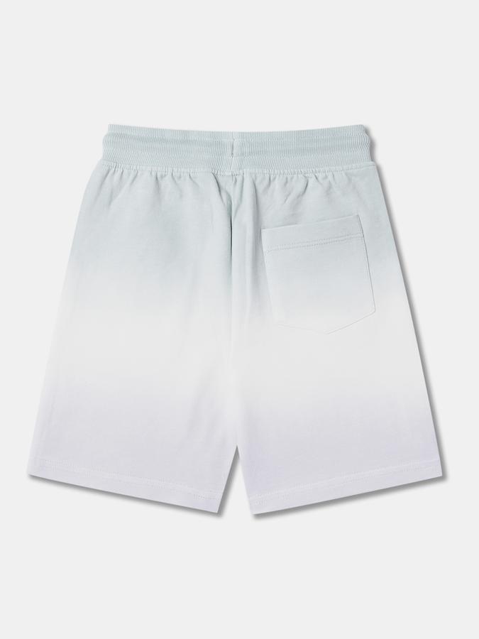 Boys Ombre-Dyed Regular Fit Shorts with Drawstring Waist  image number 1