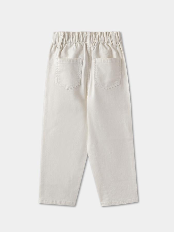 Boys Regular Fit Solid Elastic Waist Trouser