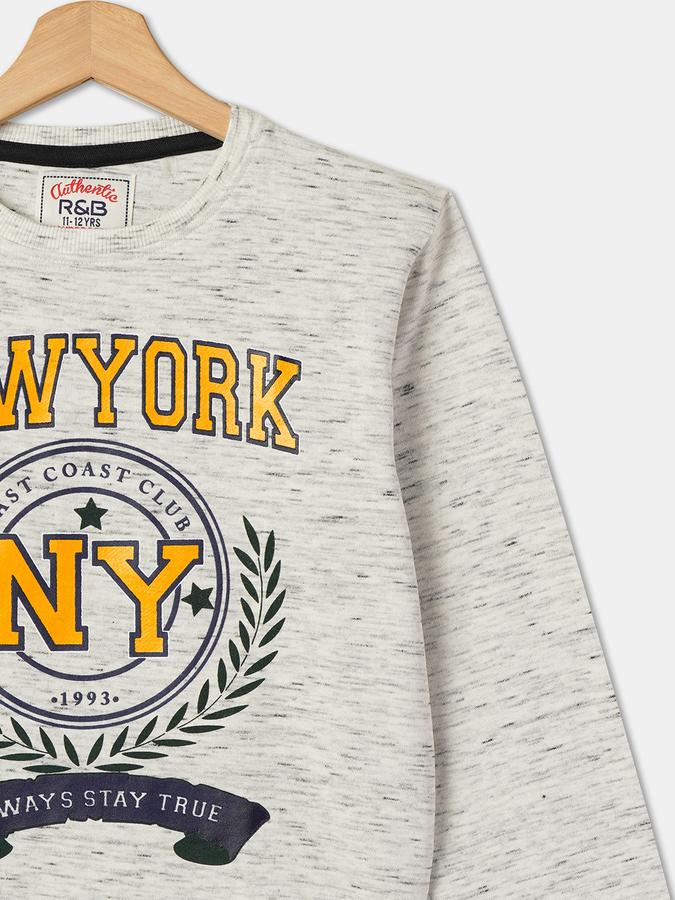 Boys Typographic Print Crew-Neck Sweatshirt image number 2