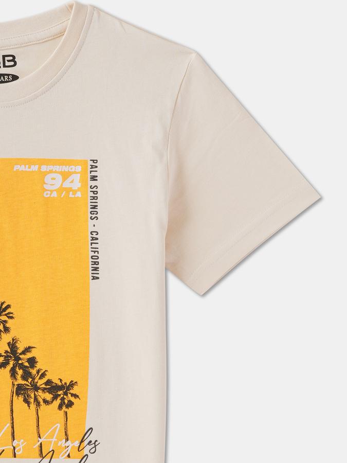 Boys Printed Pure Cotton Oversized T Shirt image number 2