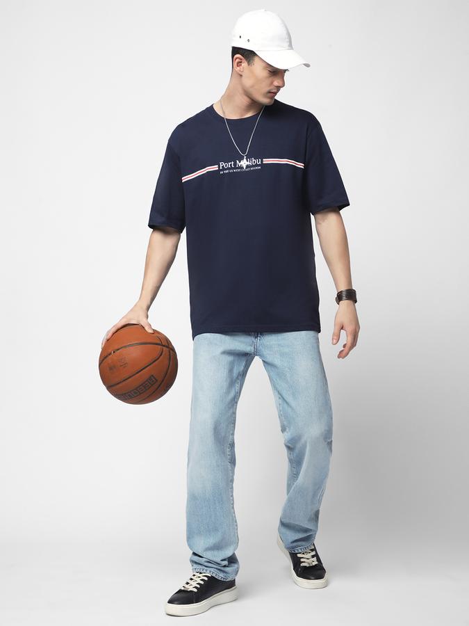 R&B MEN'S Graphic Printed T-Shirt with Crew Neck and Short Sleeves image number 1