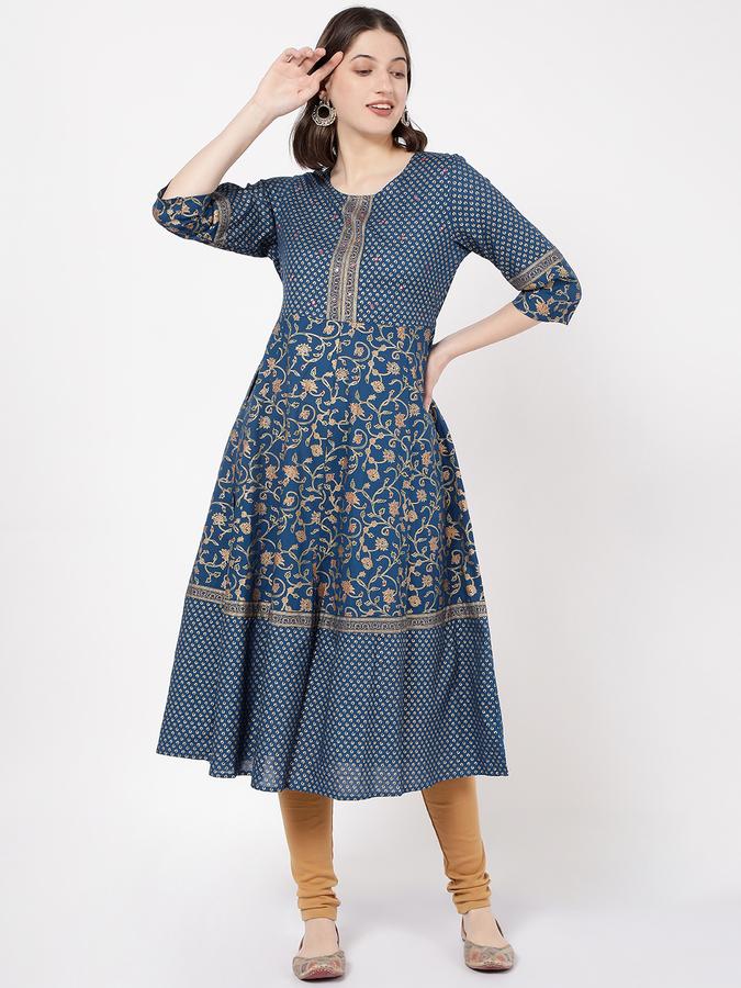 Women Printed A-Line Kurta image number 0