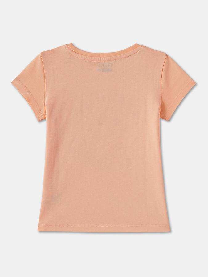 Girls Regular Fit Short Sleeve Crew Neck T-Shirt