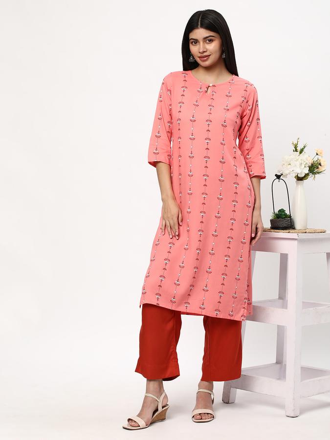 Women Relaxed Fit Flat-Front Culottes image number 1