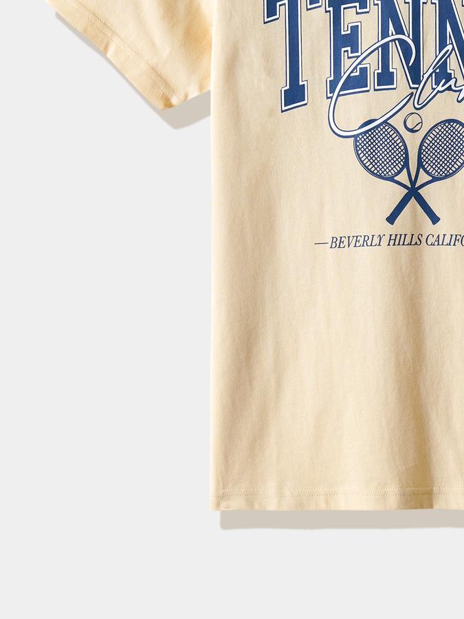 Boys Cotton Regular Fit Crew Neck Graphic T-shirt