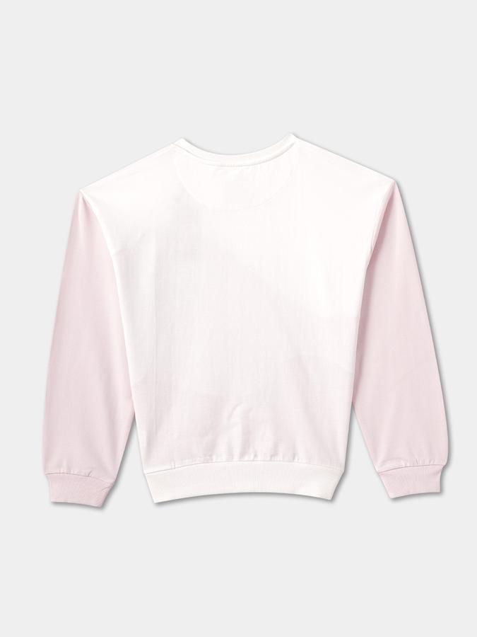 Girls Regular Fit Full Sleeves Crew Neck SweaT-Shirt
