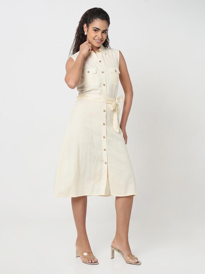 R&B Women A-line  Below Knee Dress  image number 3