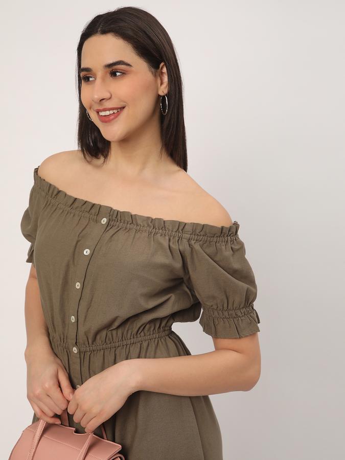 Women Off Shoulder A-Line Dress