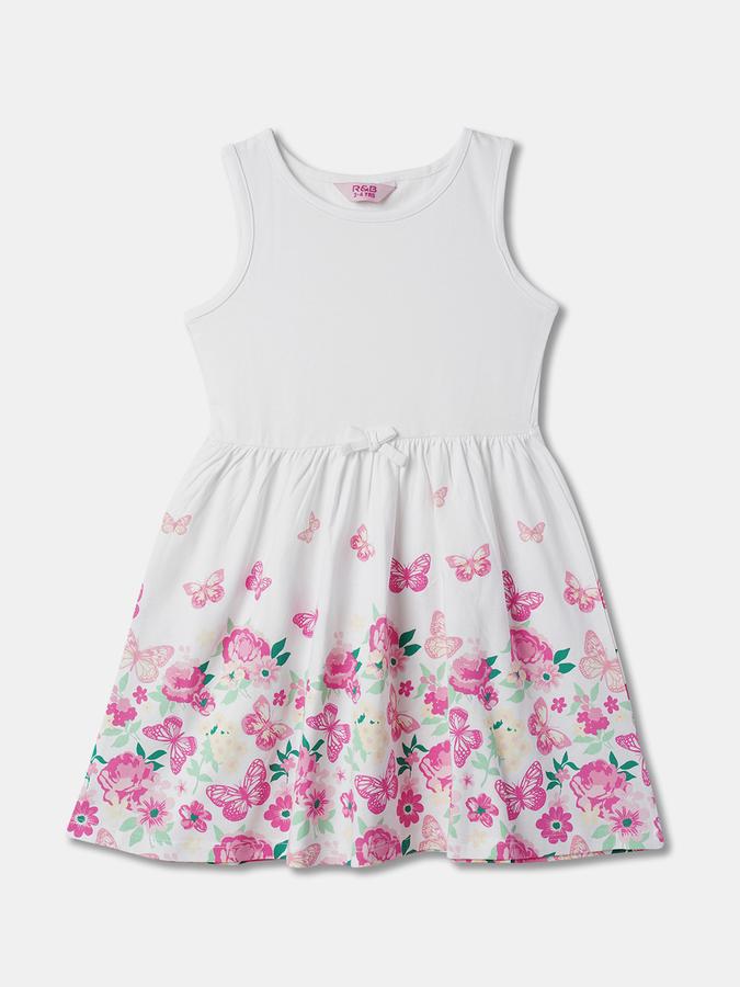 Micro Print Dress