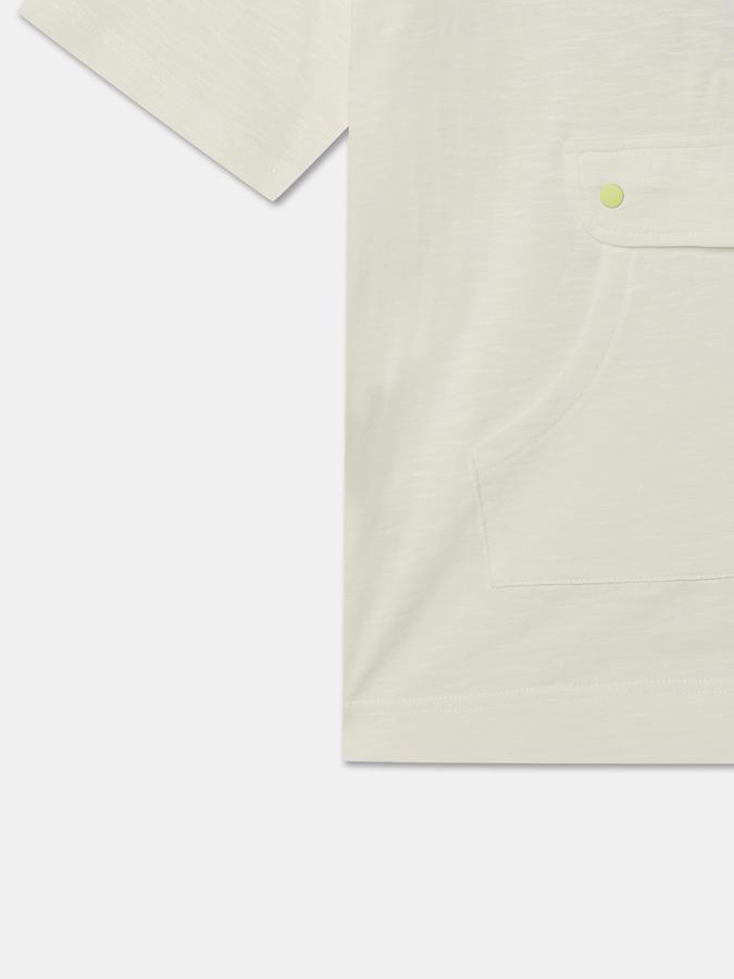 boys Graphic Print Regular Fit Hooded T-Shirt image number 3