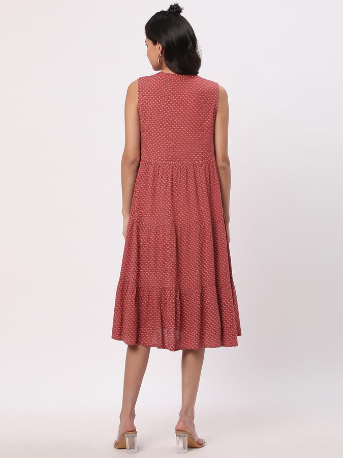 Women Printed Flared Kurta image number 2
