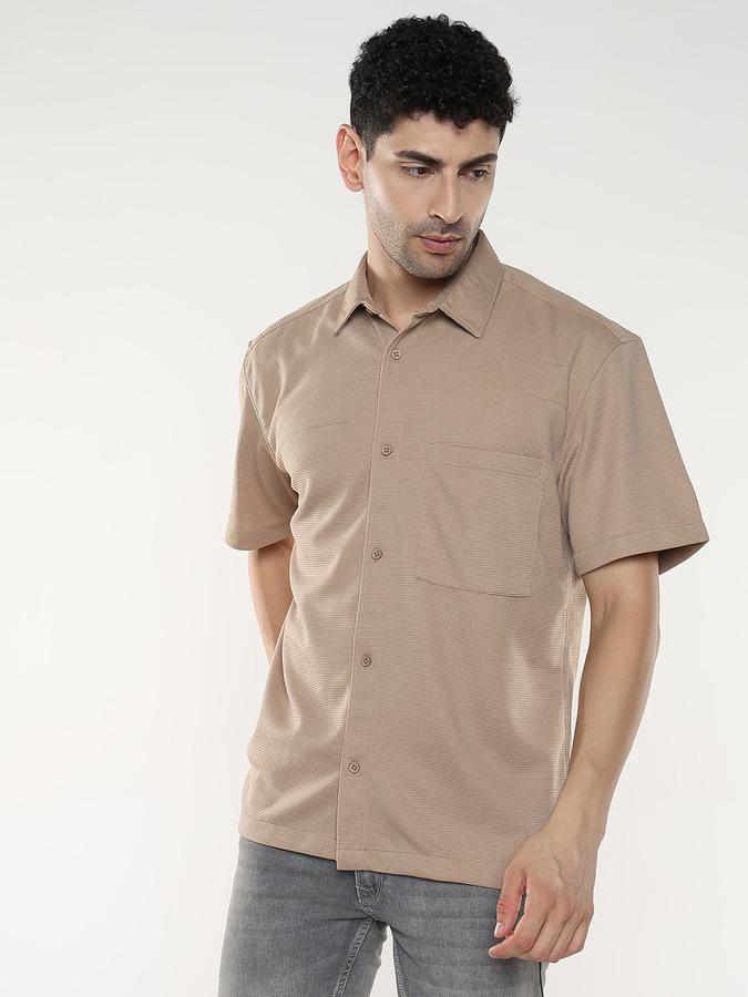 Men Solid Casual Shirt