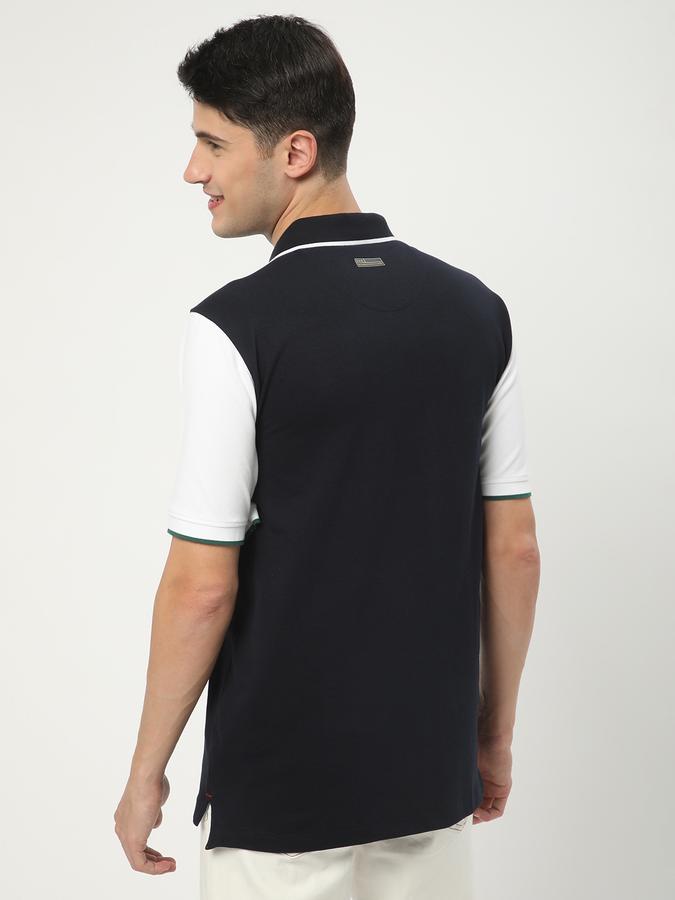 Men Typographic Print Regular Fit Polo T-Shirt image number 2