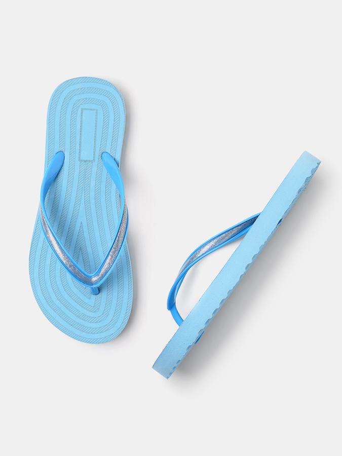 R&B Women Blue Flip Flops