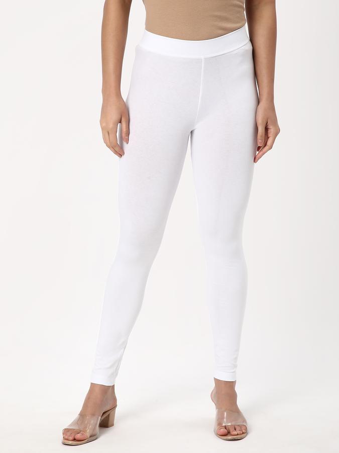 No Fade Stretchable And Easy To Wash Plain White Leggings For Women at Best  Price in Tirupur | Sri Vybhav Exim